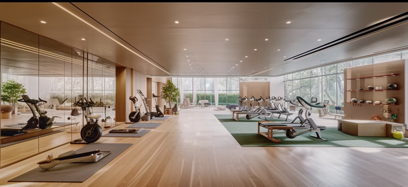 室内空间健身器械建筑背景,高清,摄影图,摄影图片,图片大全,摄影图免费下载